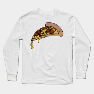 Joey loves pizza - green Long Sleeve T-Shirt